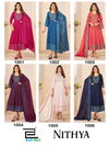 Nithya By Blue Hills Rayon Anarkali Gown With Dupatta Wholesale Market In Surat